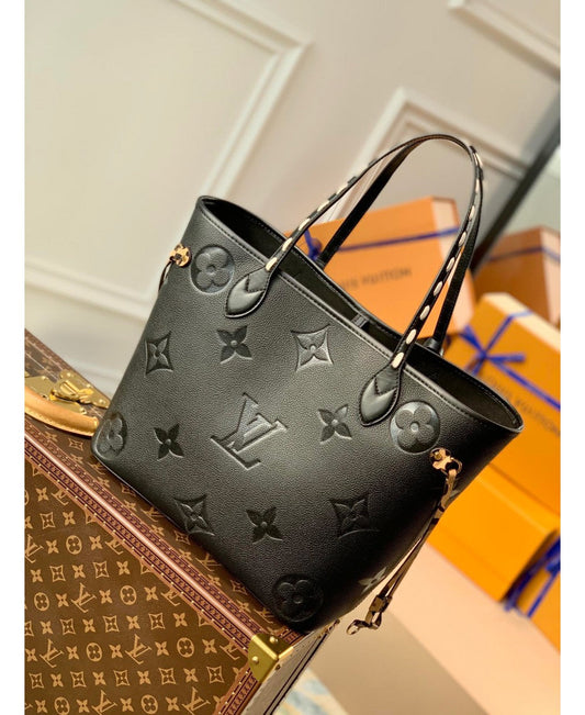 Louis Vuitton Neverfull MM Wild at Heart in Pelle Monogram Empreinte